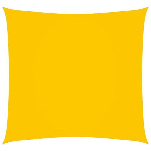 Solsejl 5x5 m firkantet oxfordstof gul