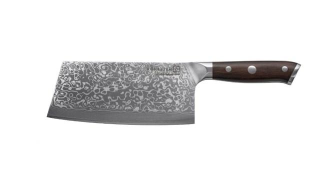 Kokkemøkse KOHERSEN Elegance - damaskusstål, ibentræ, 16,5 cm