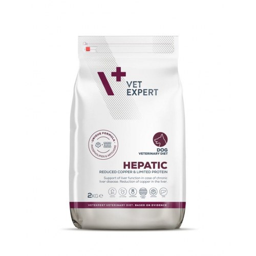 Hundefoder VetExpert Veterinary Diet Hepatic 2 kg – tørfoder