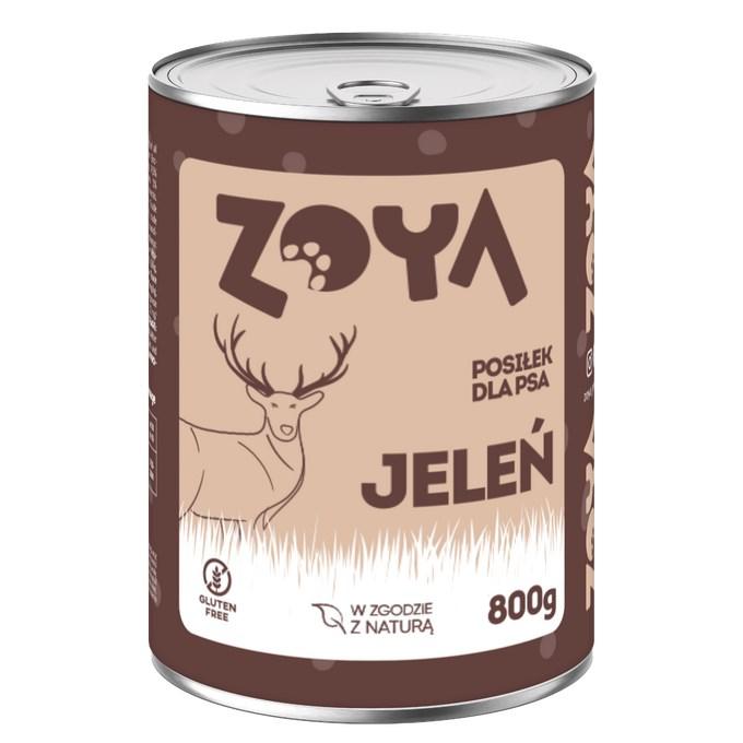 Hundefoder vådfoder ZOYA - hjort, 800 g billede