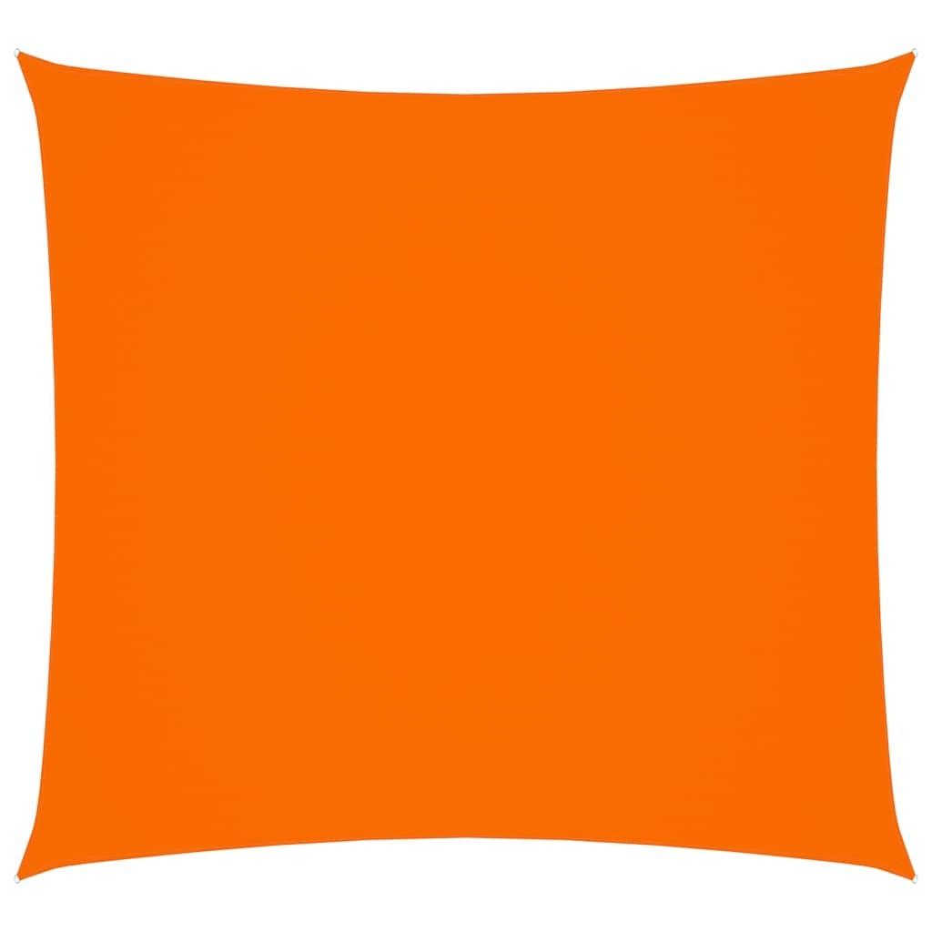 Solsejl 4,5x4,5 m firkantet oxfordstof orange