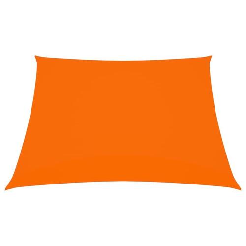 Solsejl 6x6 m firkantet oxfordstof orange