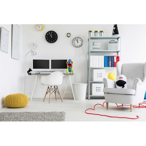 Klemlampe til skrivebord – Activejet, sort, metal, E27