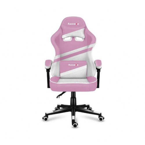 Gamerstol Huzaro Force 4.4 Pink Mesh – lyserød/hvid