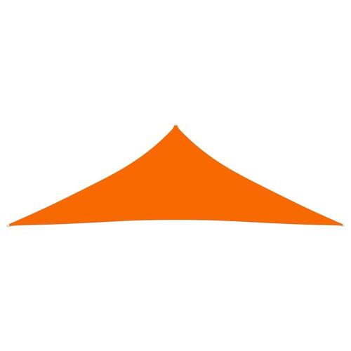 Solsejl 3,5x3,5x4,9 m trekantet oxfordstof orange