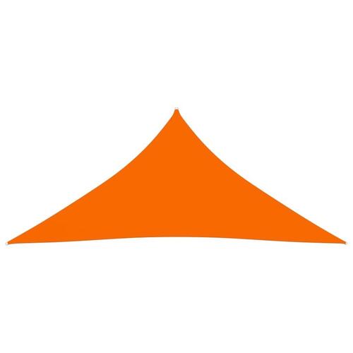 Solsejl 4x4x4 m oxfordstof trekantet orange