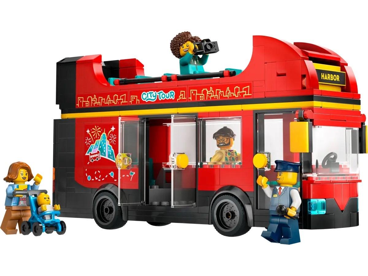 LEGO City 60407 Rød dobbeltdækker sightseeingbus