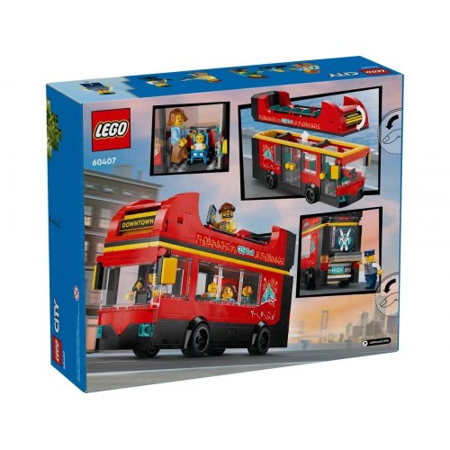 LEGO City 60407 Rød dobbeltdækker sightseeingbus