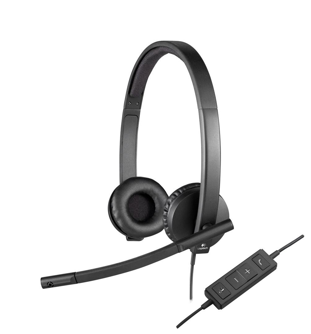 USB headset til pc – Logitech H570e Stereo