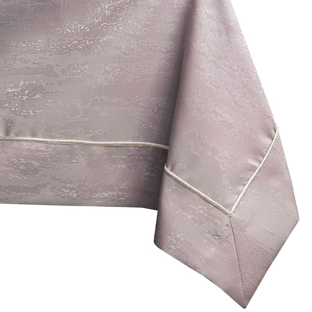 Dug i polyester - AmeliaHome Vesta, pudderlyserød, 140×220 cm