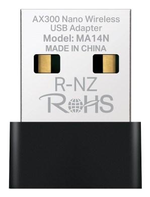 USB Wi‑Fi-adapter Mercusys MA14N AX300 Nano (2,4 GHz) billede