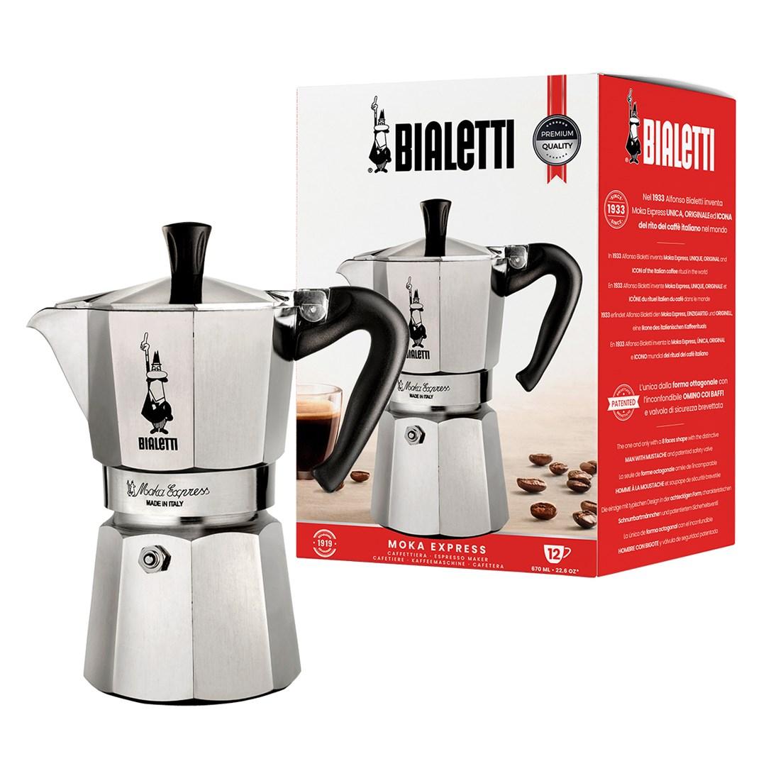 Kaffekande moka - Bialetti Moka Express 0,775 l, aluminium billede