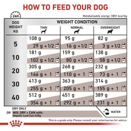 Hundefoder Royal Canin Hepatic tørfoder – 7 kg