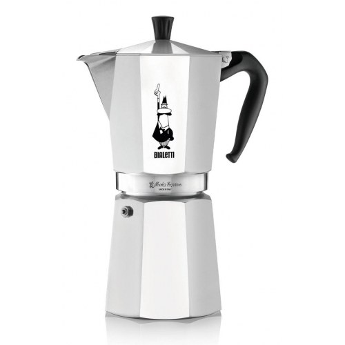 Kaffekande Moka – Bialetti Moka Express 0,55 l, sort/sølv