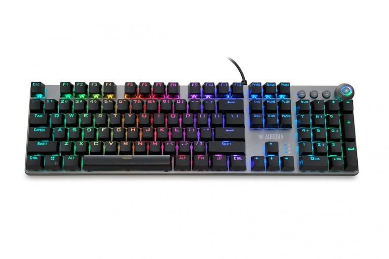 Gaming tastatur iBox Aurora K-4 - mekanisk, USB, QWERTY, sort billede