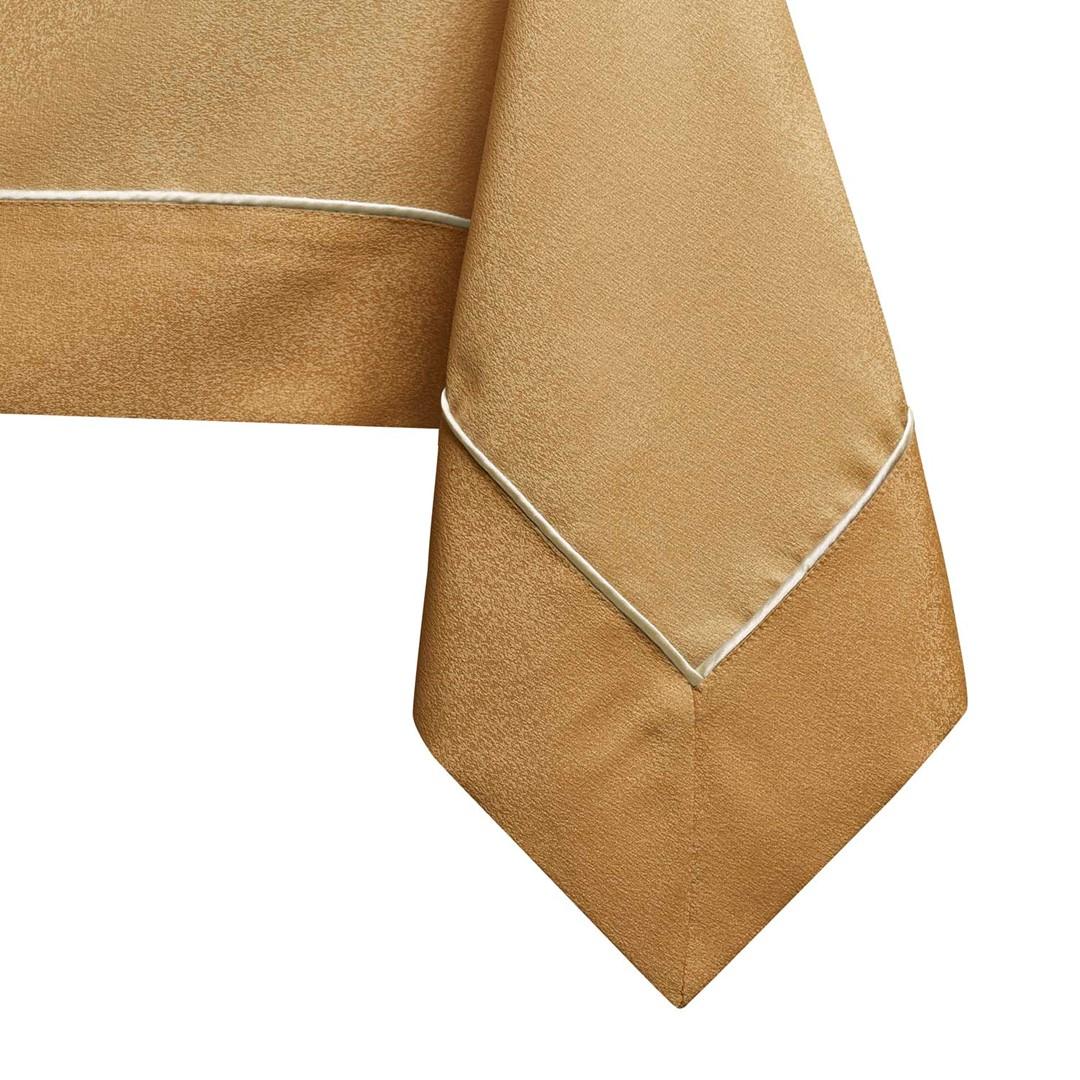 Dug guld 110×110 cm - AmeliaHome Empire, glat klassisk