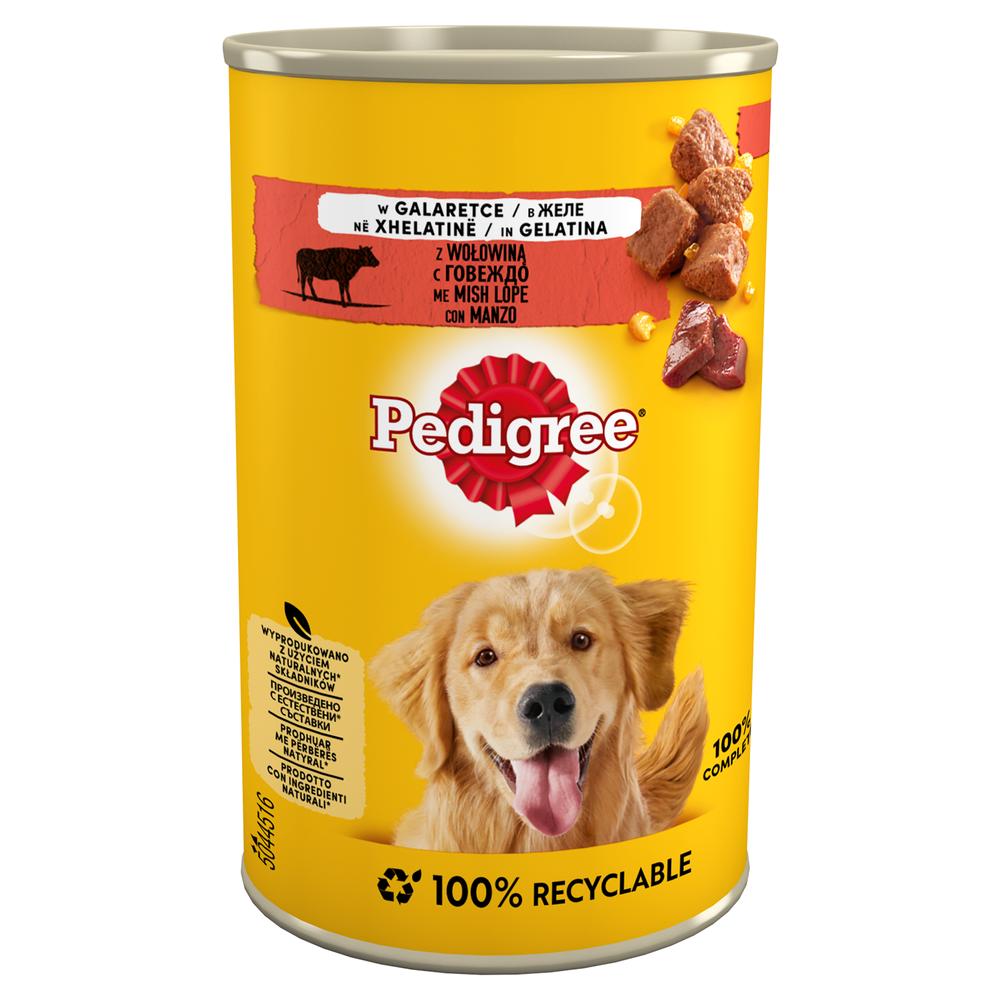 Hundefoder vådfoder Pedigree oksekød i gelé 400 g