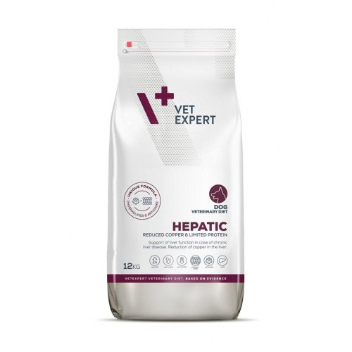 Hundefoder – VetExpert Veterinary Diet Hepatic, tørfoder 12 kg