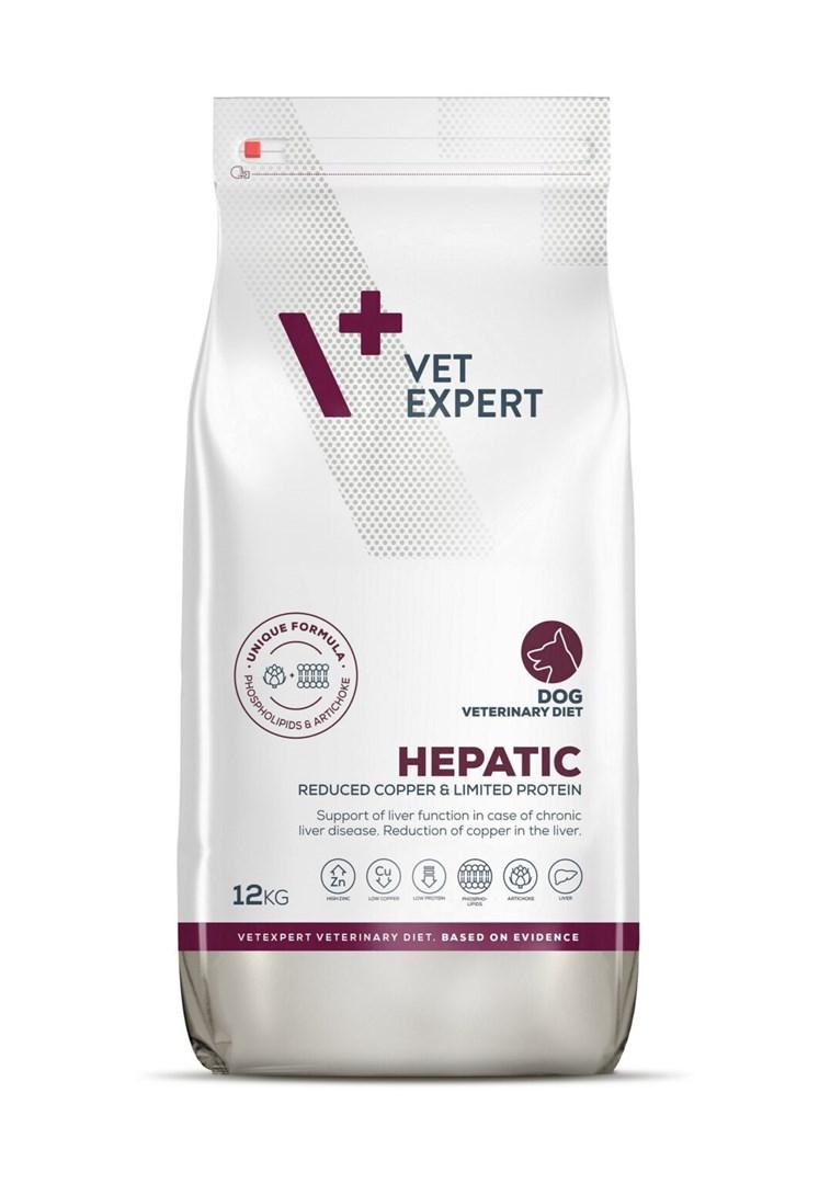 Hundefoder – VetExpert Veterinary Diet Hepatic, tørfoder 12 kg