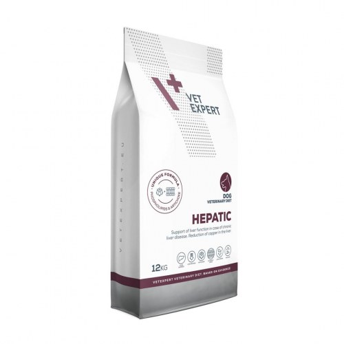 Hundefoder – VetExpert Veterinary Diet Hepatic, tørfoder 12 kg