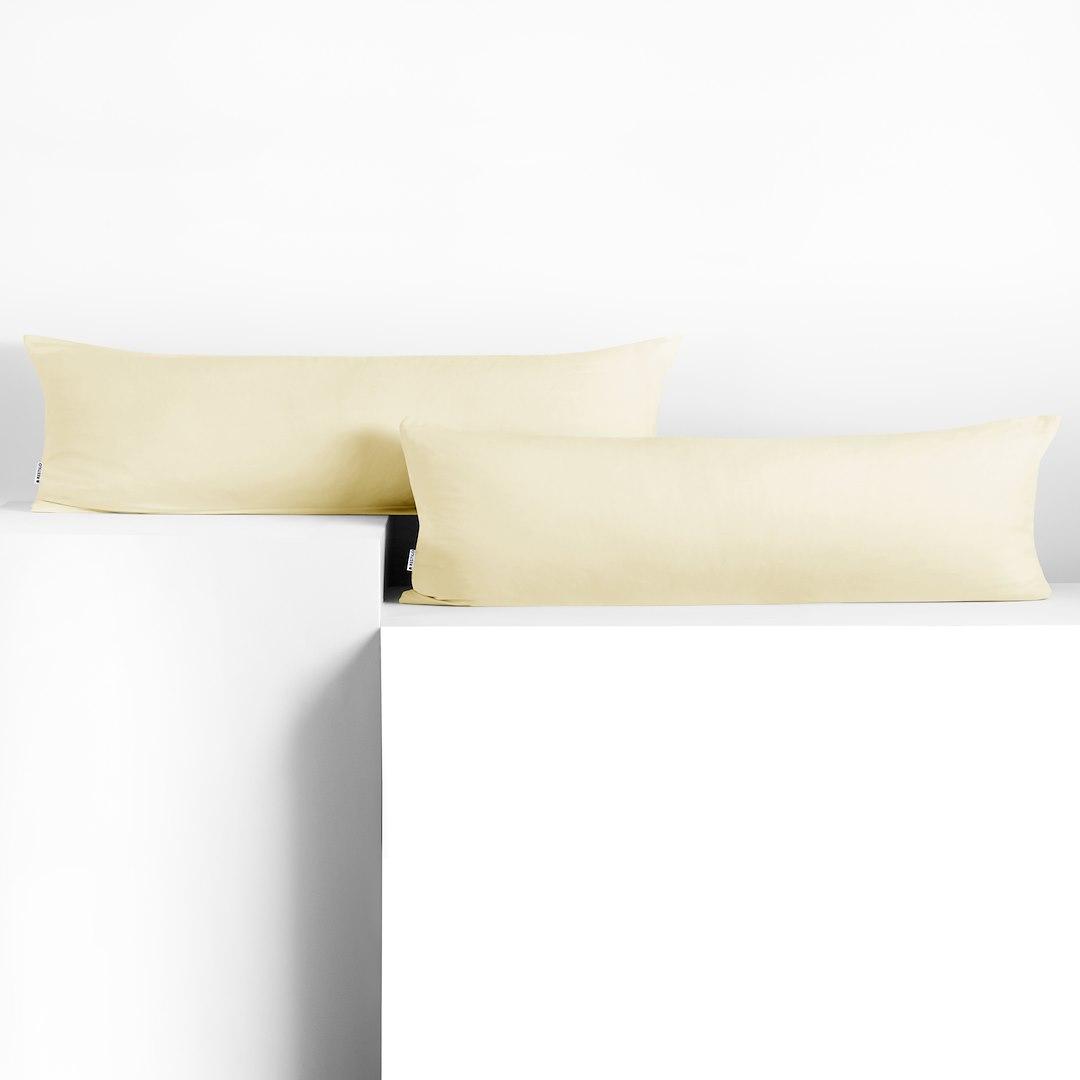 Pudebetræk 40x145 jersey - DecoKing AMBER, creme, klassisk