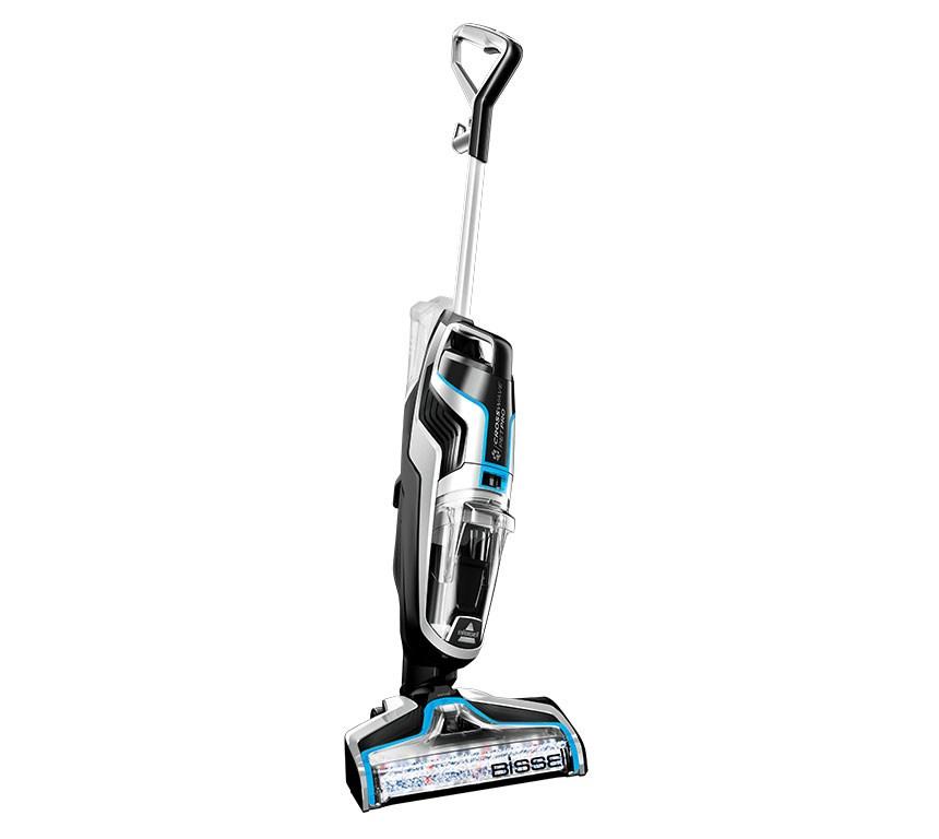 Støvsuger og gulvvasker BISSELL CrossWave Pet Pro 2225N, posefri, 0,62 l, 560 W, sort/blå/sølv billede