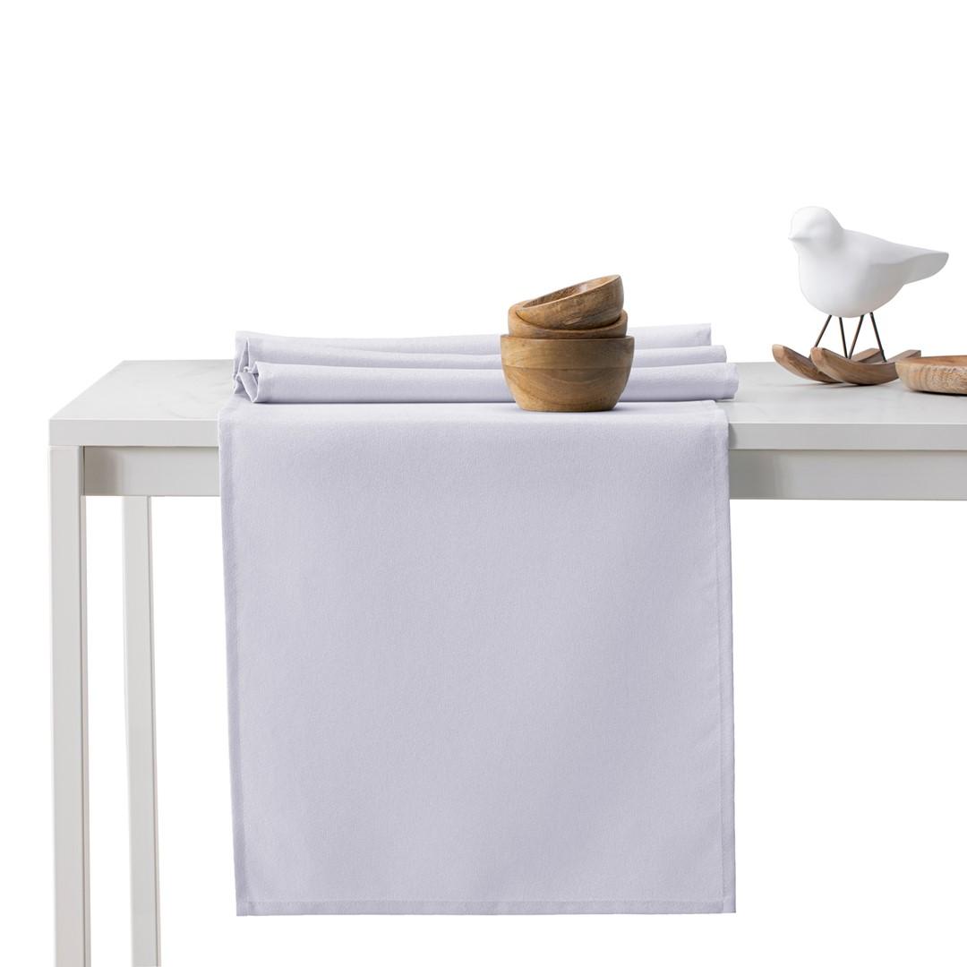 Dug AmeliaHome Empire lilla - glat, klassisk, 115×180 + bordløber 30×180