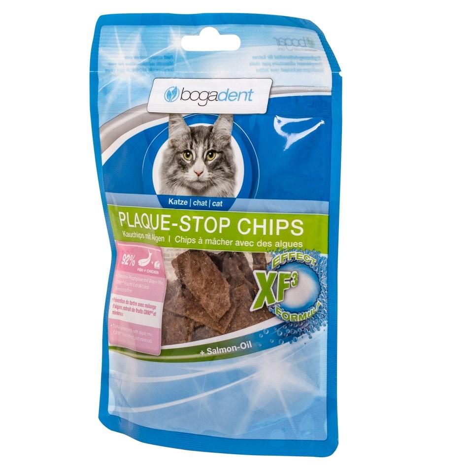 Kattegodbidder bogar Bogadent Plaque-Stop Chips Fisk 50 g