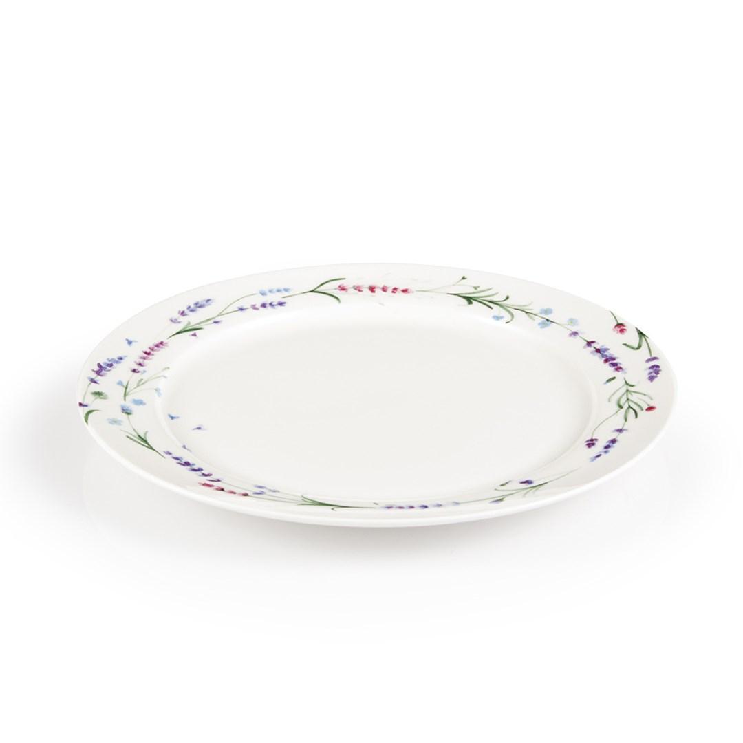 Middagstallerken porcelæn hvid - Tescoma Provence, rustik