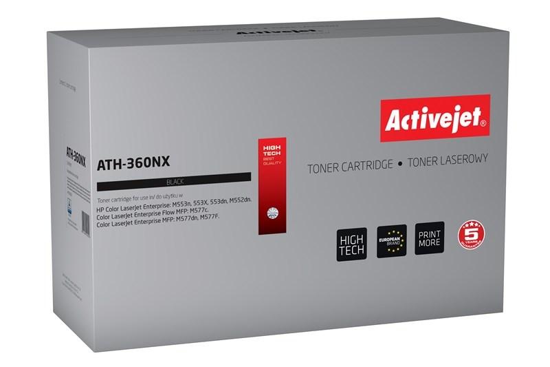 Toner til HP 508X – Activejet ATH-360NX, sort, kompatibel, 12.500 sider