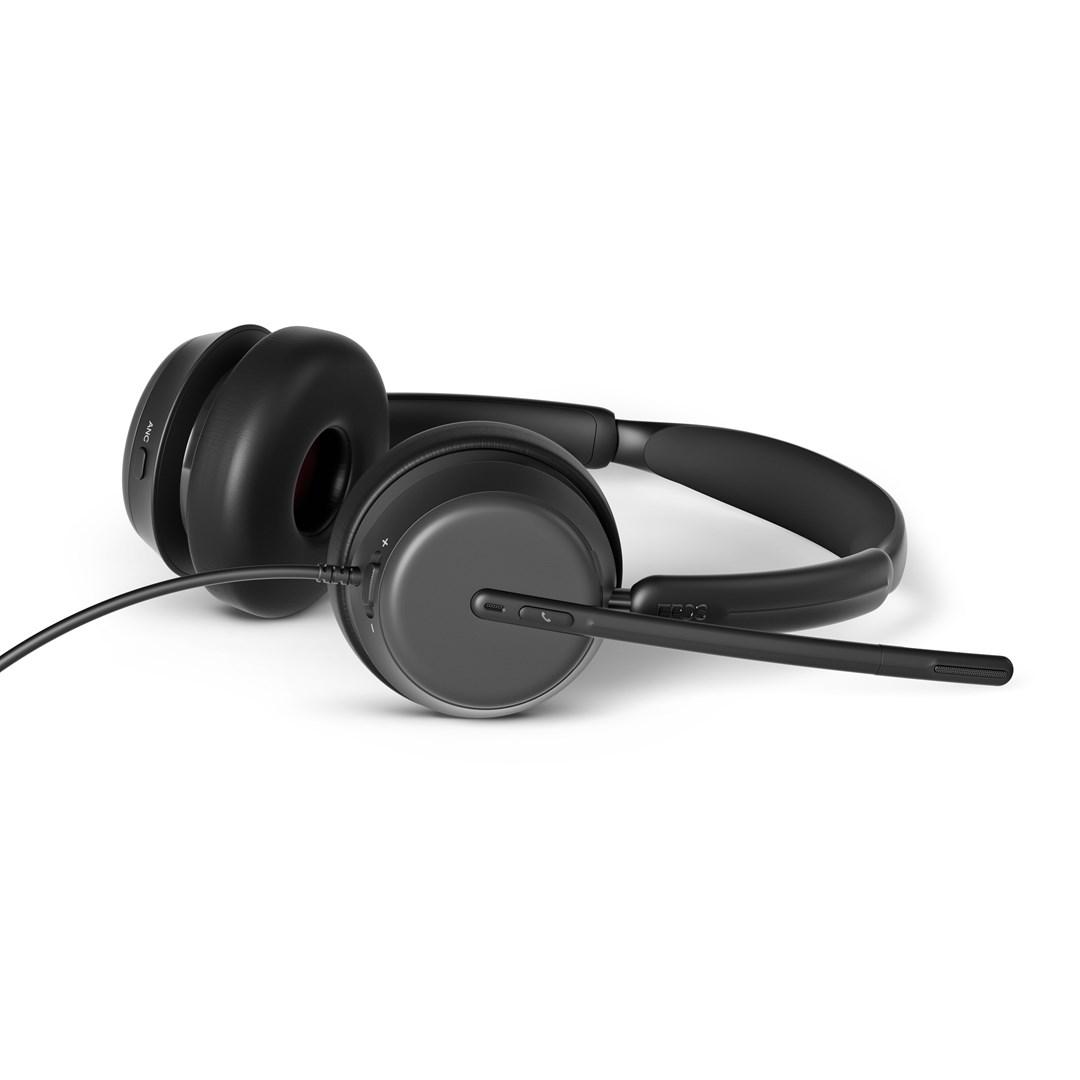 Headset med støjreduktion EPOS Impact 860 ANC, kablet, USB-C, sort billede