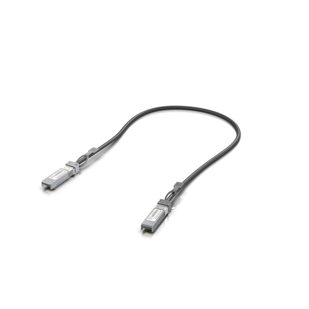 Netværkskabel SFP28 DAC 0,5 m - Ubiquiti UACC-DAC-SFP28-0.5M, sort billede
