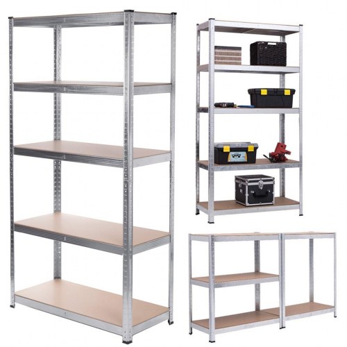 Reol med galvaniseret metal – GreenBlue GB378, 90×40 cm