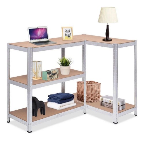 Reol med galvaniseret metal – GreenBlue GB378, 90×40 cm