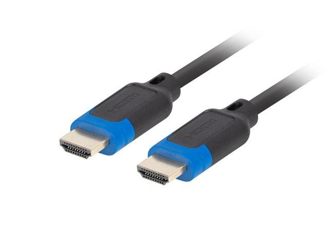HDMI-kabel 3 m – Lanberg, HDMI 2.1, sort billede