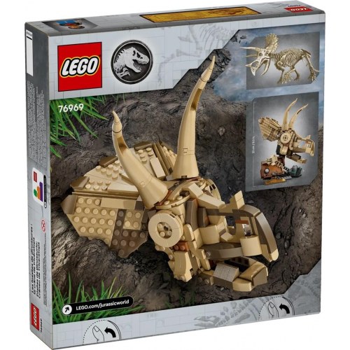 LEGO Jurassic World dinoskelet - Triceratops-kranium (76969)