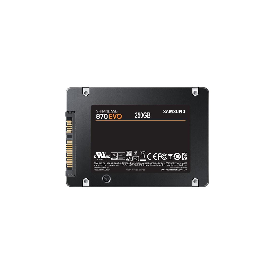 SSD harddisk Samsung 870 EVO 250 GB 2,5" SATA III V‑NAND