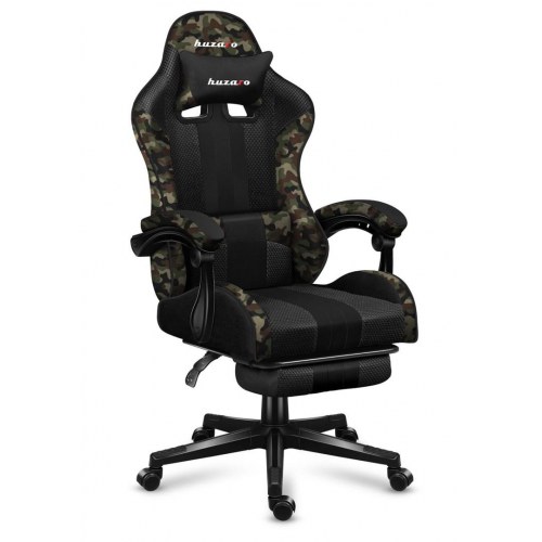 Gamerstol Huzaro Force 4.7 Camo Mesh – ergonomisk stol med fodstøtte