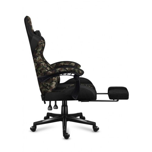Gamerstol Huzaro Force 4.7 Camo Mesh – ergonomisk stol med fodstøtte