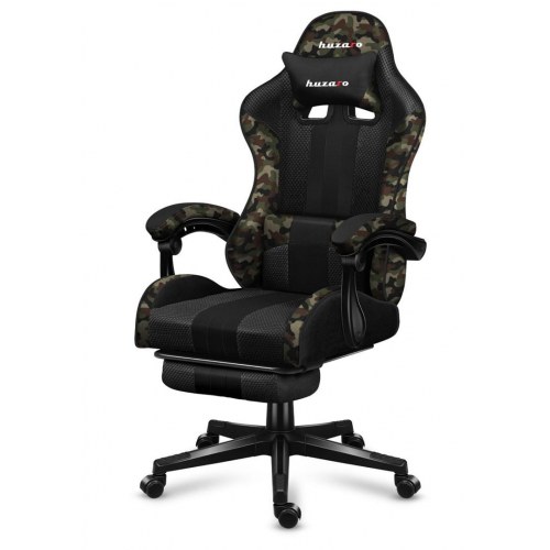 Gamerstol Huzaro Force 4.7 Camo Mesh – ergonomisk stol med fodstøtte