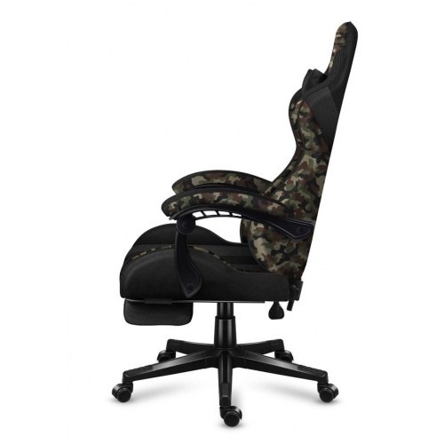 Gamerstol Huzaro Force 4.7 Camo Mesh – ergonomisk stol med fodstøtte
