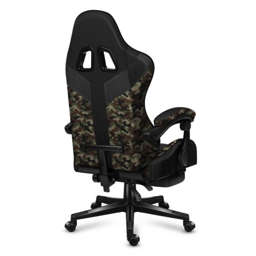 Gamerstol Huzaro Force 4.7 Camo Mesh – ergonomisk stol med fodstøtte