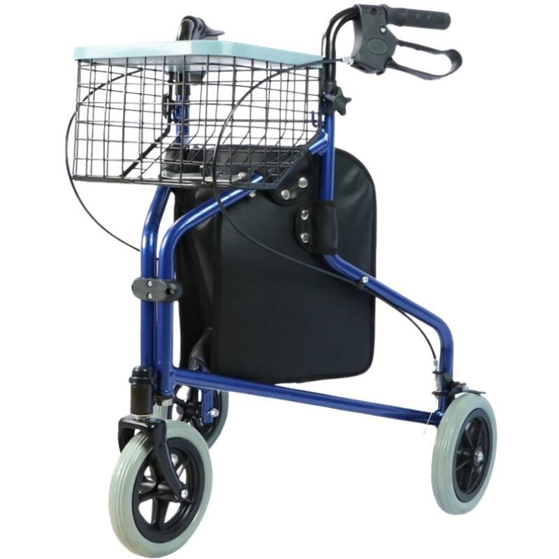 Rollator tricykel med kurv og taske - REHA FUND