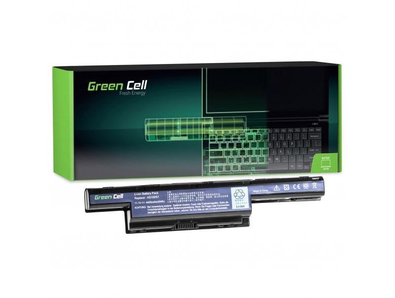 Batteri til bærbar – Green Cell AC06 til Acer, 11,1 V 4.400 mAh billede