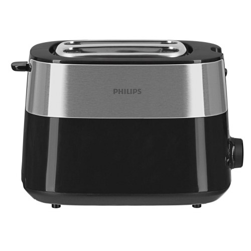 Brødrister Philips Daily Collection HD2516/90 - 2 skiver, 830 W, sort