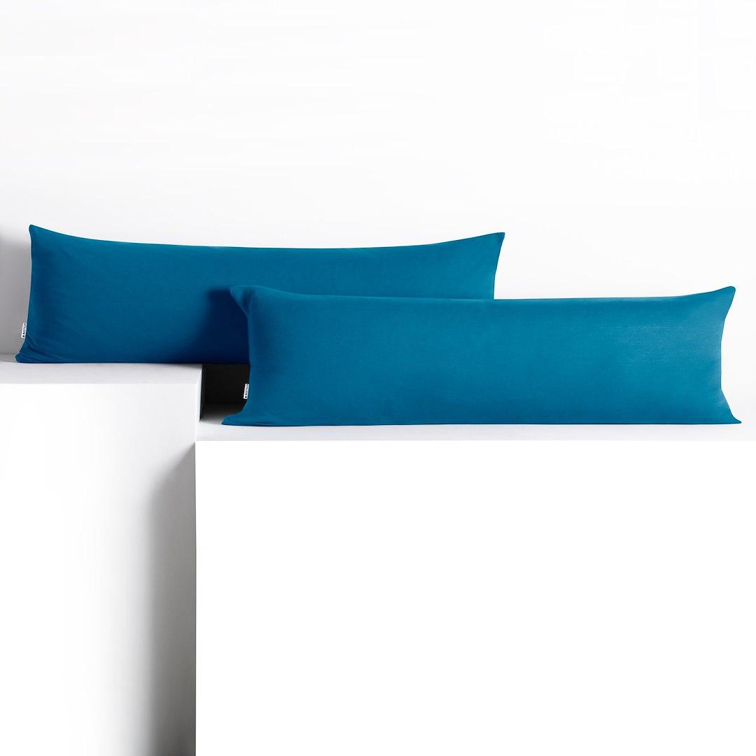 Pudebetræk jersey 40×145 cm indigo - DecoKing Amber