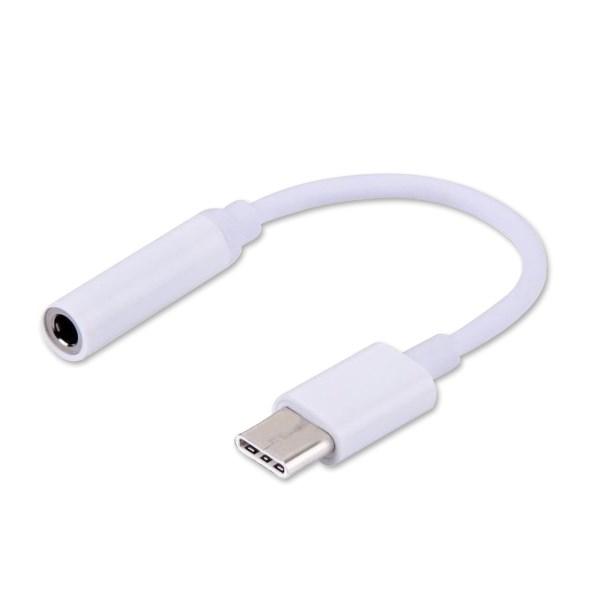 USB-C til 3,5 mm jack lydadapter - Savio, hvid billede
