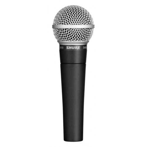 Mikrofon til scene – Shure SM58, sort, dynamisk