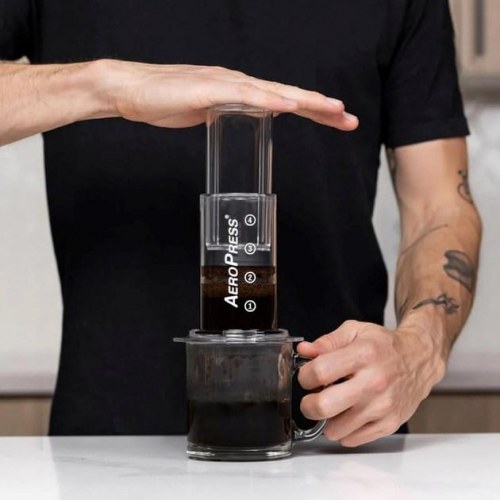 Kaffebrygger AeroPress Clear – manuel kaffemaskine, 250 ml