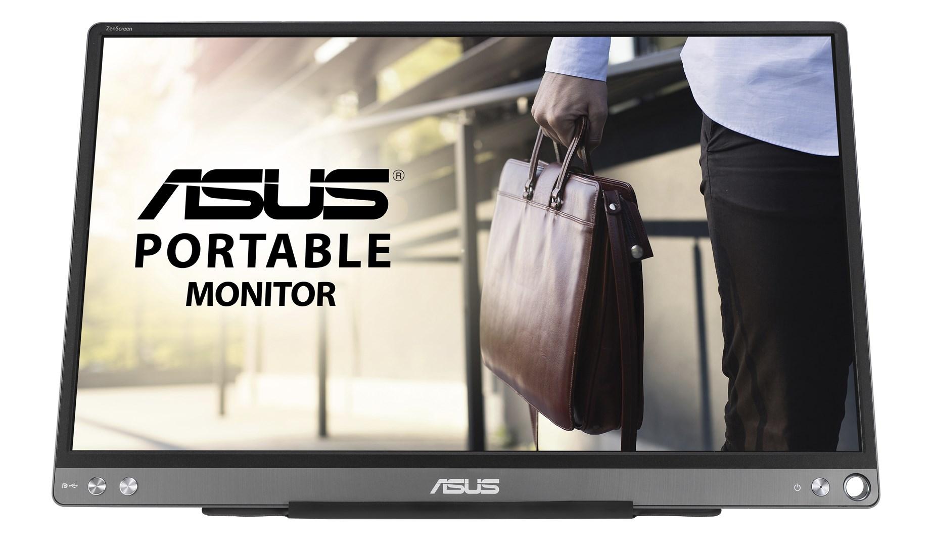 Bærbar skærm ASUS ZenScreen MB16ACE 15,6" Full HD – grå